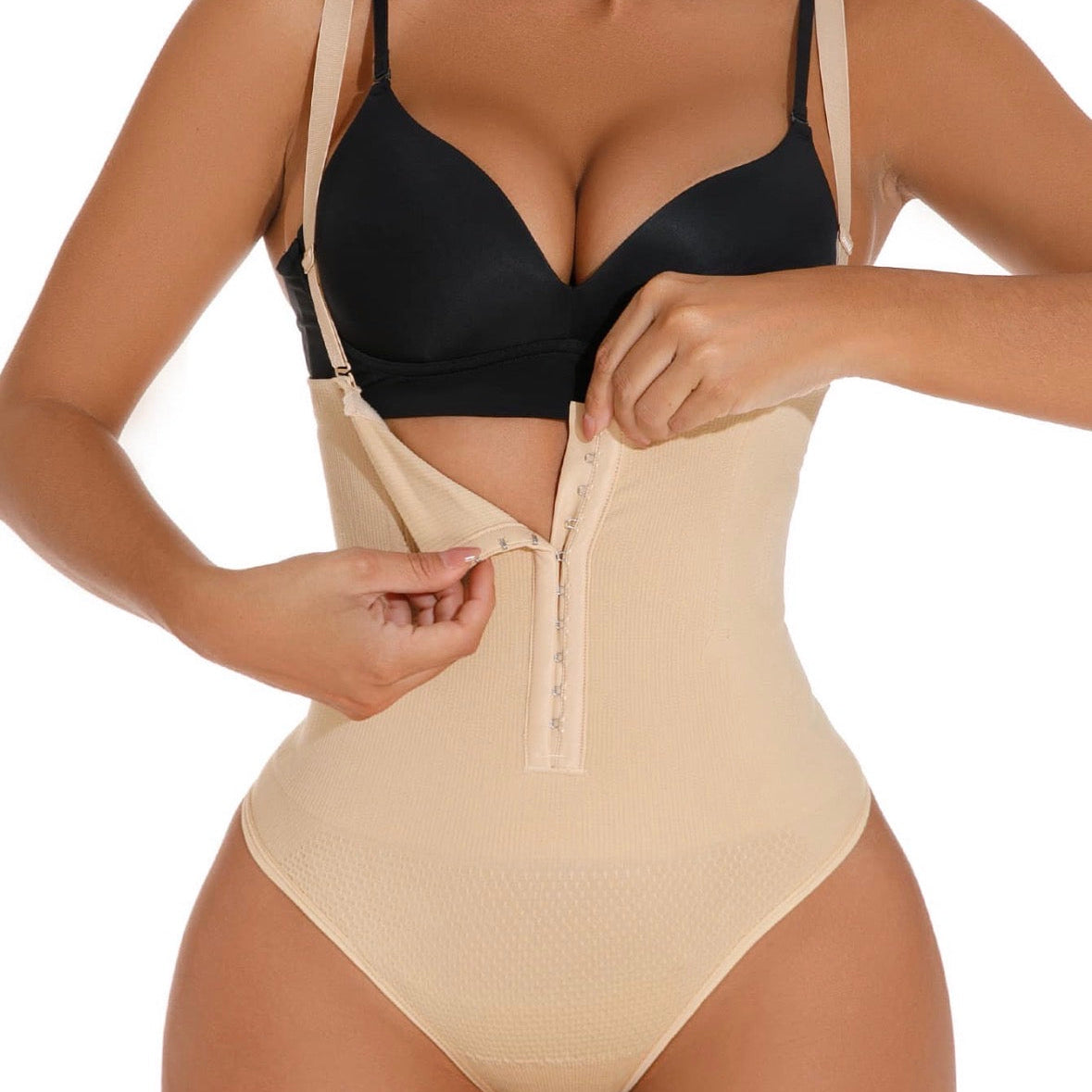 Byzyria Naora – Gaine Body Sculptante à Bretelles & Crochet Invisible